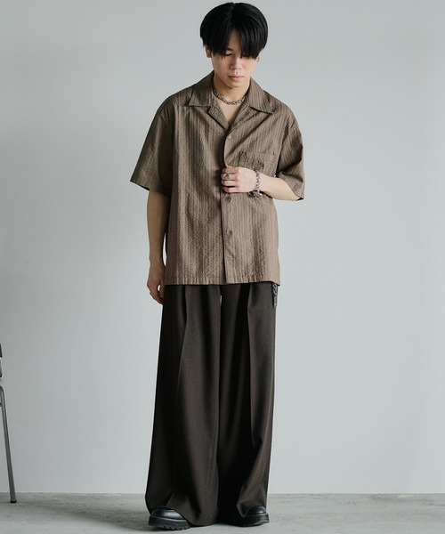 「WYM LIDNM」 半袖シャツ M ブルー メンズ_画像6