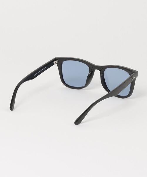 「Ray-Ban」 サングラス 65 ブラック×ブルー メンズ_2