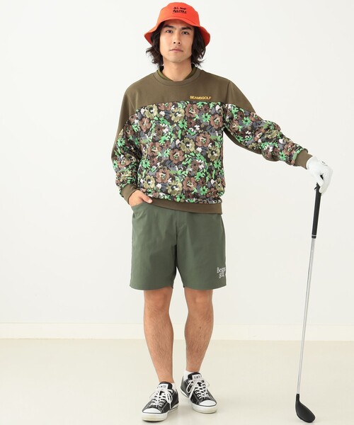 「BEAMS GOLF」 長袖Tシャツ M ブラック メンズの画像