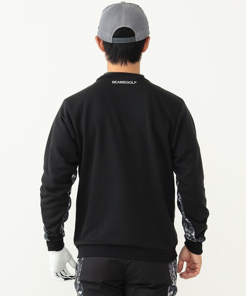 「BEAMS GOLF」 長袖Tシャツ M ブラック メンズの画像