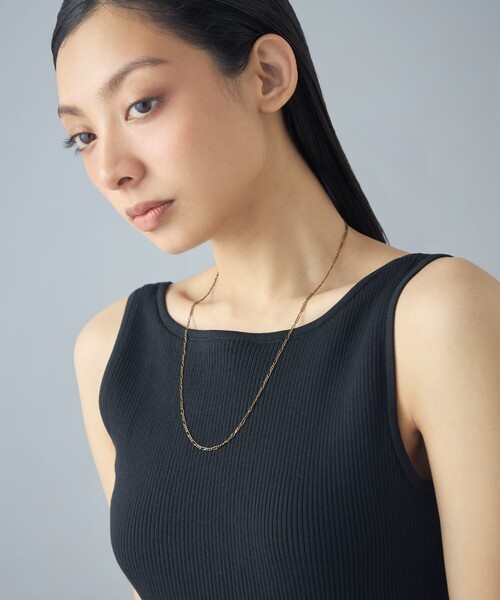 ネックレス ロングネックレス フィガロチェーン レディースの画像