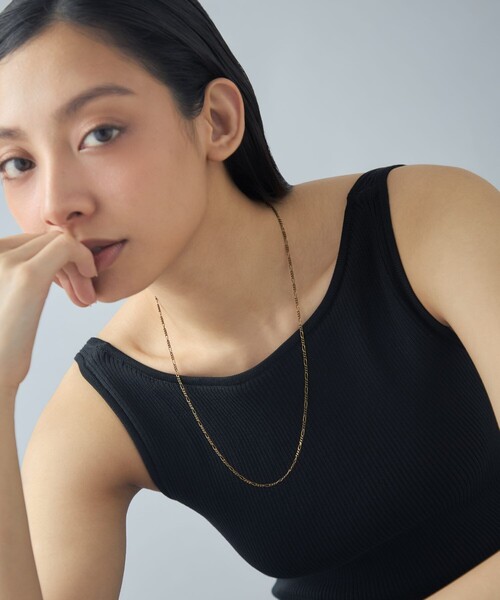ネックレス ロングネックレス フィガロチェーン レディースの画像