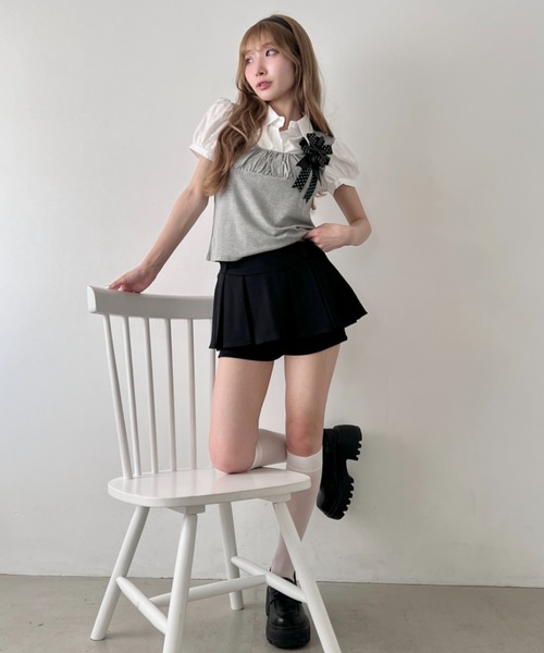 Loueme スカート スウェットプリーツマイクロミニスカパン : ZOZOTOWN