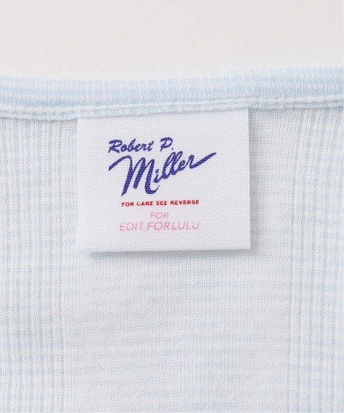 tシャツ 別注「miller×lulu」シアーツイントップス レディースの画像