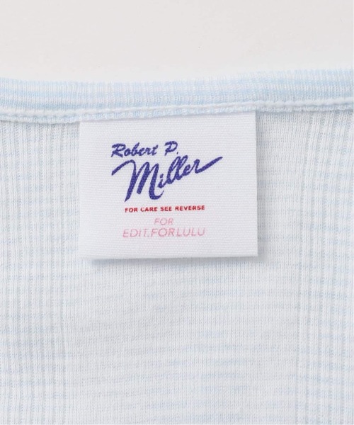 EDIT. FOR LULU（エディットフォールル） tシャツ 別注「miller×lulu