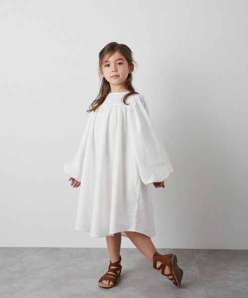 「riziere」 「KIDS」長袖ワンピース 140 ブラック キッズ_画像9