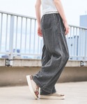ワイドパンツ ジーンズ デニム デニムパンツ ...の詳細画像3