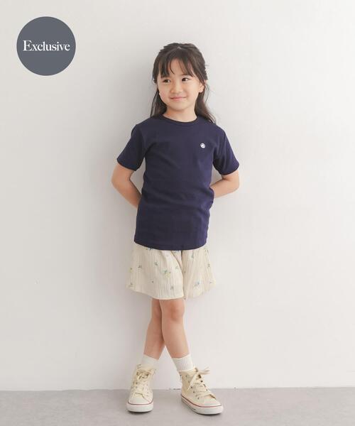 PETIT BATEAU（プチバトー） tシャツ 「別注」PETIT BATEAU×DOORS 刺繍
