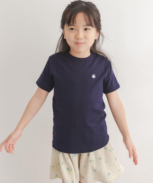 PETIT BATEAU（プチバトー） tシャツ 「別注」PETIT BATEAU×DOORS 刺繍