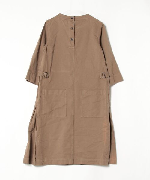 MHL. シャツワンピース コットンエンドオンエンド ブラウン 1