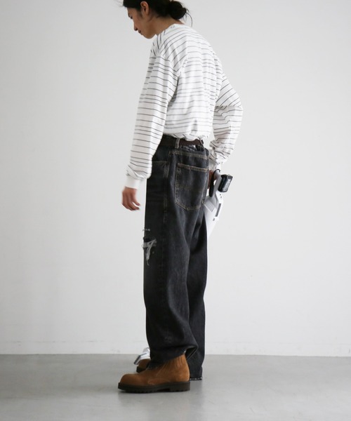 DIESEL（ディーゼル） ジーンズ DIESEL Relaxed jeans d-rise ”BLACK