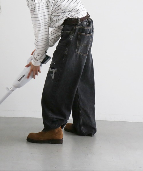DIESEL（ディーゼル） ジーンズ DIESEL Relaxed jeans d-rise ”BLACK