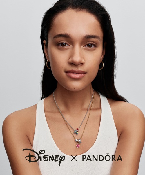 PANDORA（パンドラ） チャーム ディズニー モアナ フラワー ダングル