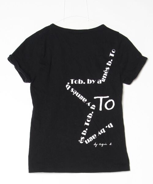 「To b. by agnes b.」 半袖Tシャツ 38 ブラック レディース_画像2