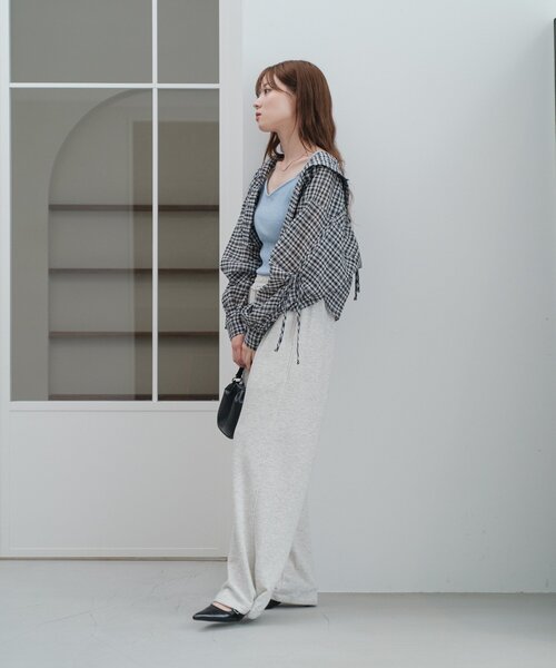 「Kastane」 ジャージパンツ 0 ホワイト レディース_画像3
