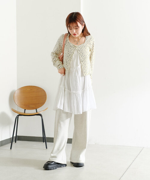 「Kastane」 ジャージパンツ 0 ホワイト レディース_画像8