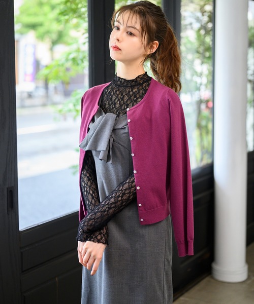 「MISCH MASCH」 キャミソールワンピース S ブルー レディース_画像4