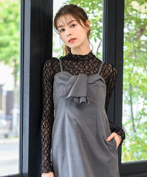「MISCH MASCH」 キャミソールワンピース S ブルー レディース_画像7