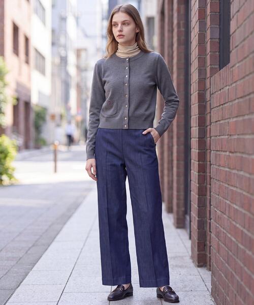 「DRESSTERIOR」 カーディガン 36 ブラック レディース_画像3