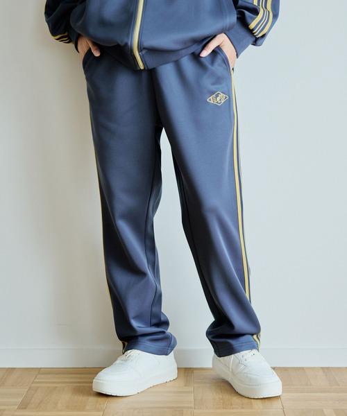 「KANGOL SPORT」 イージーパンツ LL カーキ レディース_画像7