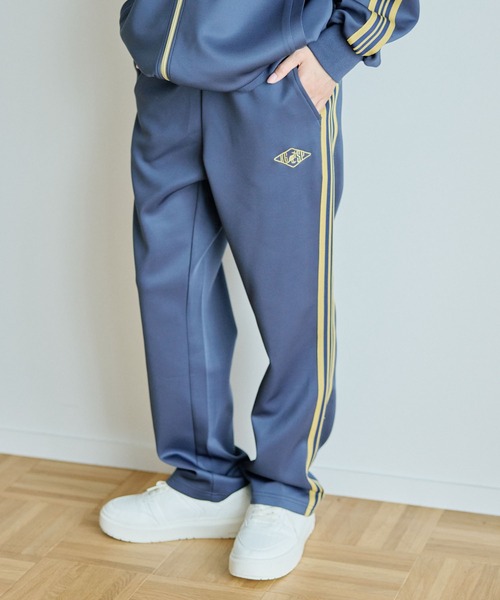 「KANGOL SPORT」 イージーパンツ LL カーキ レディース_画像8