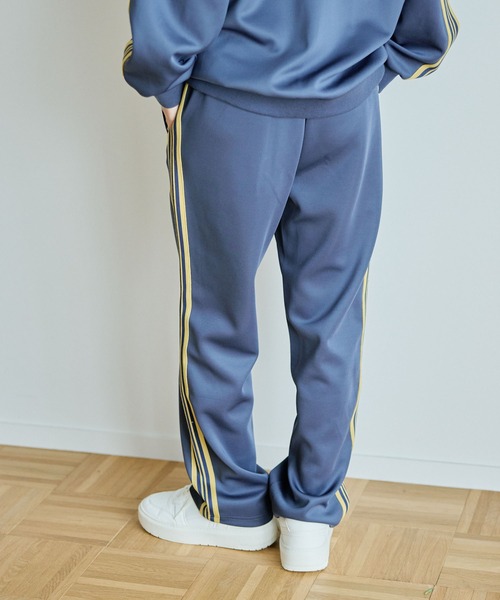 「KANGOL SPORT」 イージーパンツ LL カーキ レディース_画像9