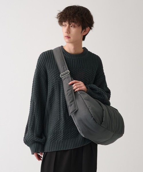 「WETTEMPT」 ショルダーバッグ ONE SIZE グレイッシュブルー メンズ_画像8