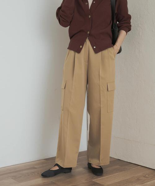 「URBAN RESEARCH DOORS」 カーゴパンツ SMALL ネイビー レディース_画像2