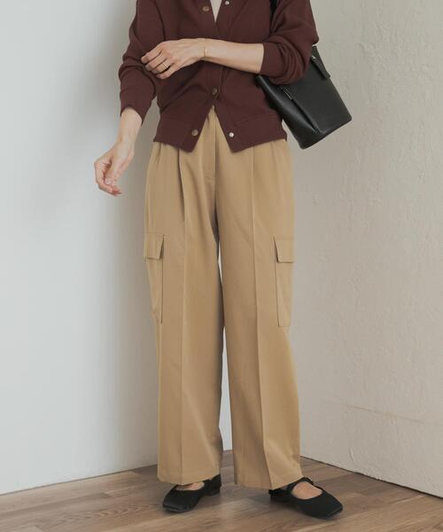 「URBAN RESEARCH DOORS」 カーゴパンツ SMALL ネイビー レディース_画像3