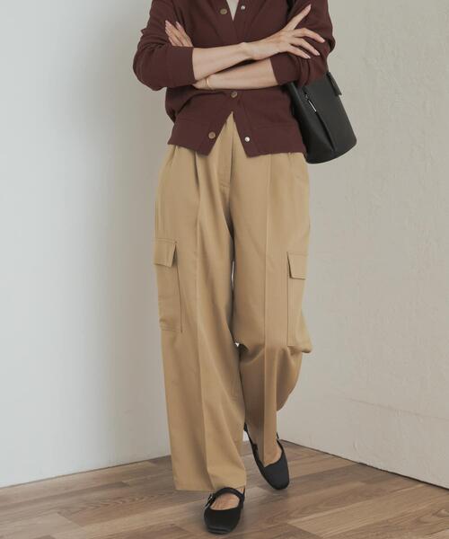 「URBAN RESEARCH DOORS」 カーゴパンツ SMALL ネイビー レディース_画像4