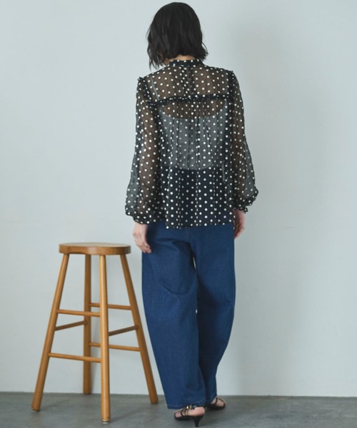 「DOUX ARCHIVES」 デニムパンツ MEDIUM ネイビー レディース_画像7
