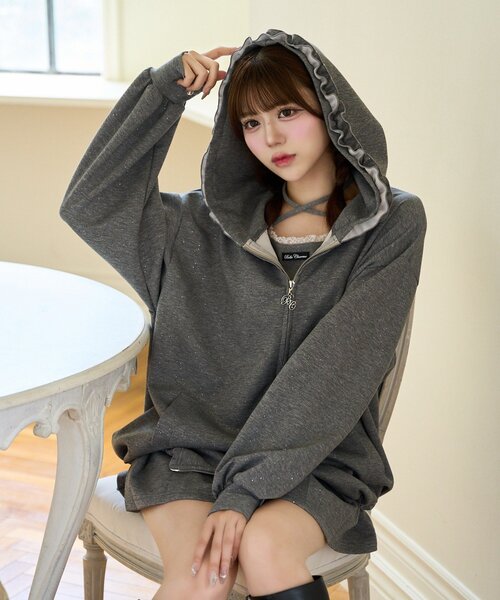 Belle Charme パーカー 「Belle Charme」Sparkle Big Hoodie