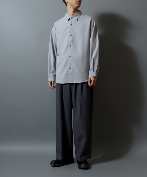 ANPAS（アンパス） シャツ MADE IN JAPAN Reflax(R) Oversize Balloon