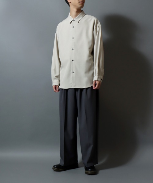 ANPAS（アンパス） シャツ MADE IN JAPAN Reflax(R) Oversize Balloon