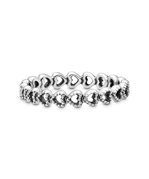PANDORA 指輪 リング ハート バンド レディース : ZOZOTOWN