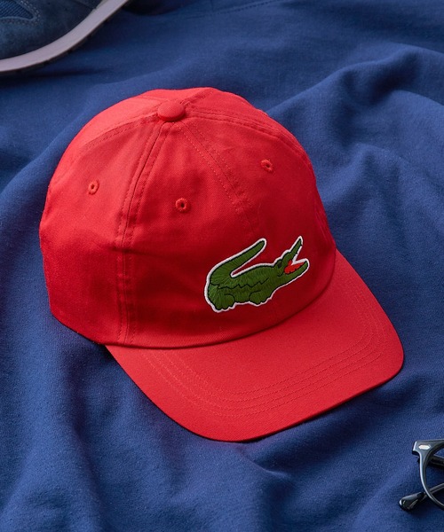 Supreme LACOSTE キャンプ　キャップ　帽子　クロコダイル LACOSTE キャップ 帽子 「LACOSTE」Big Crocodile CAP ラコステ