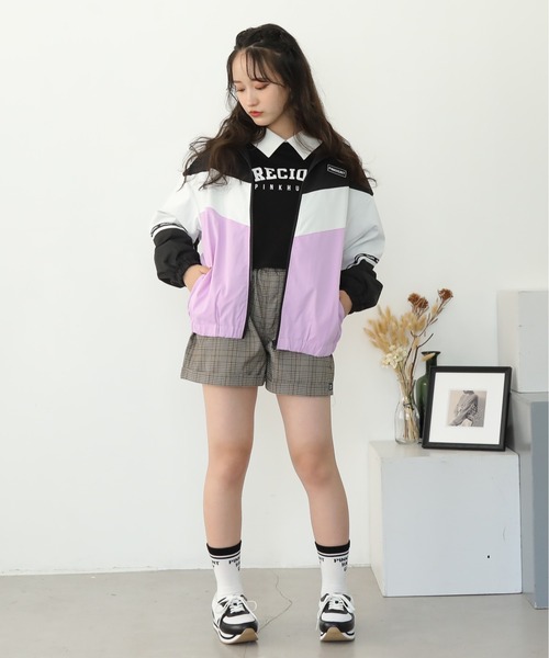 SUPERSTAR ピンク ウィンドブレーカー プーマ（PUMA）（キッズ）ボーイズ ESS+ カラーブロック 防水