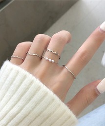ゴールドリング 5個セットThin Ring 5 Set TODAYFUL(トゥデイフル) / Life's online store（ライフズ