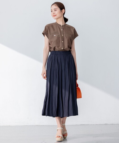 組曲（KUMIKYOKU） パンツ 「新色追加・ウエスト調整可」ギャザー