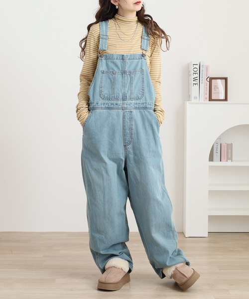 atONE（アットワン） サロペット オーバーオール 大人カジュアルデニム