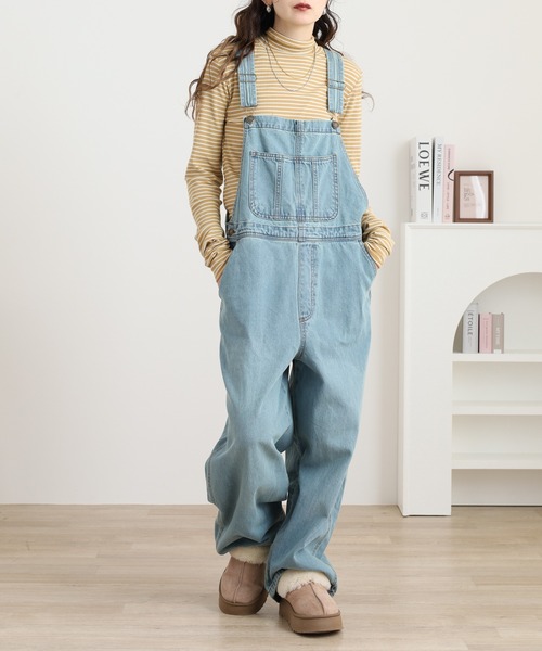 atONE（アットワン） サロペット オーバーオール 大人カジュアルデニム