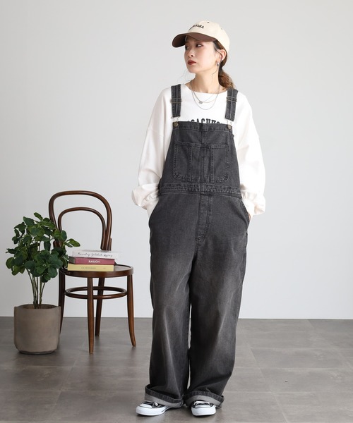 atONE（アットワン） サロペット オーバーオール 大人カジュアルデニム