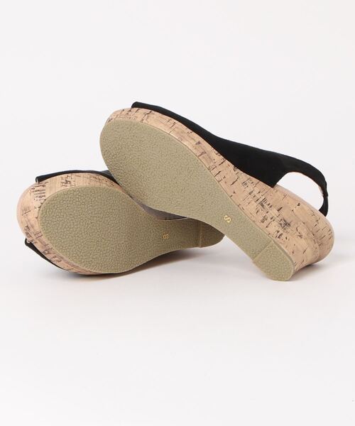 Piedi Nudi サンダル 美脚Vカットデザイン ウェッジソール