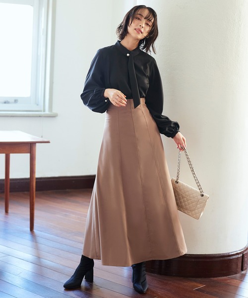 RUIRUE BOUTIQUE ブラウス シャツ 洗える ストレッチ