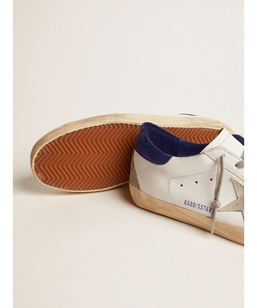 スニーカー SUPER-STAR LEATHER UPPER SUEDE STAR SHINY LEATHER レディース メンズの画像