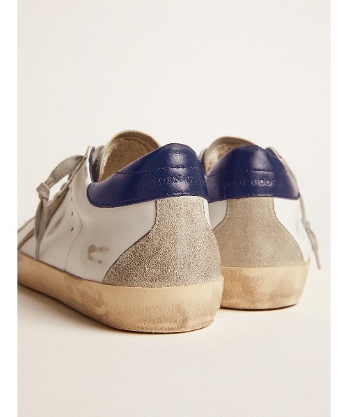 スニーカー SUPER-STAR LEATHER UPPER SUEDE STAR SHINY LEATHER レディース メンズの画像