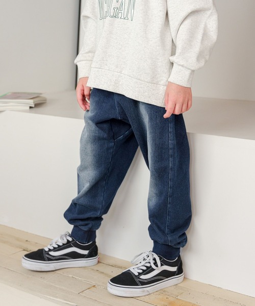 パンツ デニム ジーンズ あったかスゴラクデニムリブ/907669 キッズ  