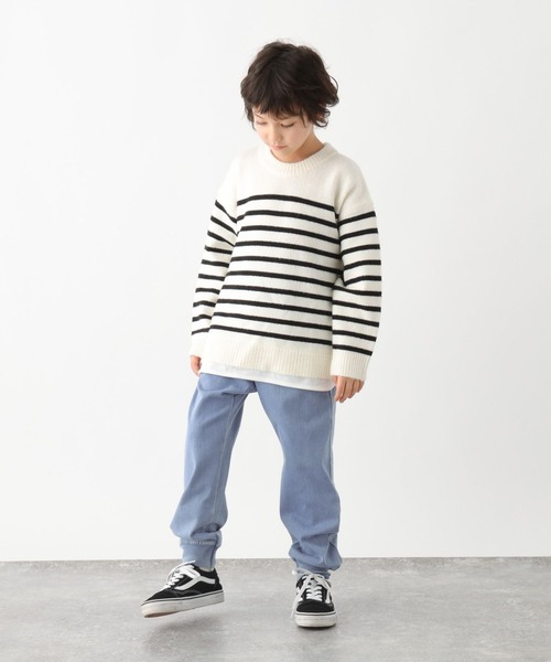 パンツ デニム ジーンズ あったかスゴラクデニムリブ/907669 キッズ  