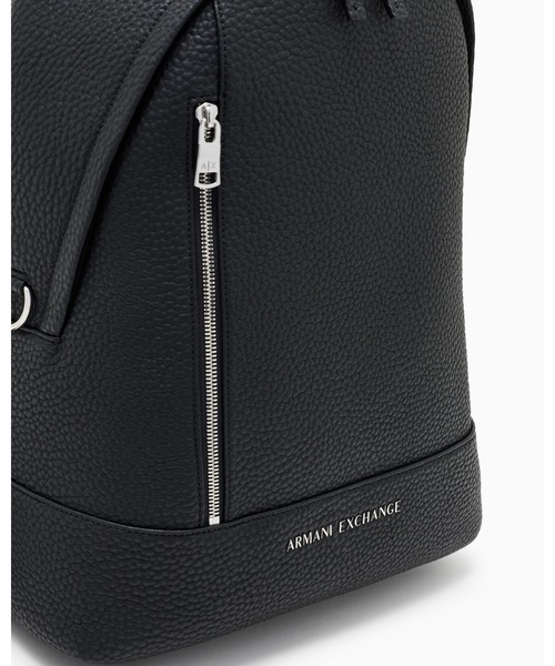 美品 EMPORIO ARMANI ビッグロゴ リュック　ブラック m193 ARMANI EXCHANGE デイバック リュック 「A|X アルマーニ