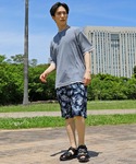 水着 インナーパンツ付 水陸両用総柄サーフパン...の詳細画像4